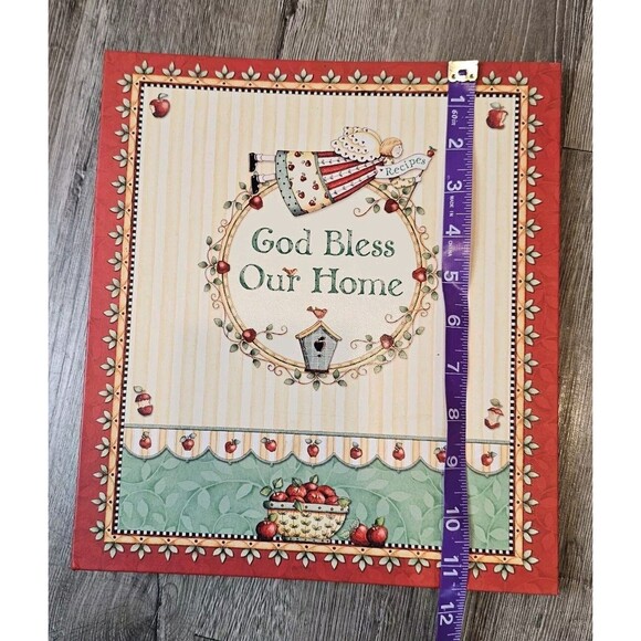 Karla Dornacher Recipe Keeper 3 Ring Binder with Tabs Country Quaint Cook Gift - Picture 4 of 13